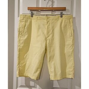 Rapha Randonnee Shorts Mens 38 Yellow Cycling Commuter Nylon Stretch Activewear